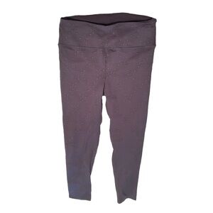 Noli Black Embroidered High Waisted 7/8 Leggings